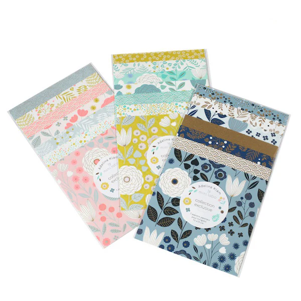 7 Papiers Origami - 15 x 15 cm - Adeline Klam x Mini Labo - Yuzu – Image 4