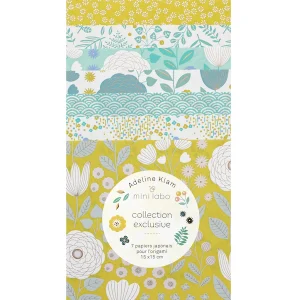 7 Papiers Origami - 15 x 15 cm - Adeline Klam x Mini Labo - Yuzu