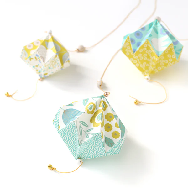 7 Papiers Origami - 15 x 15 cm - Adeline Klam x Mini Labo - Yuzu – Image 3