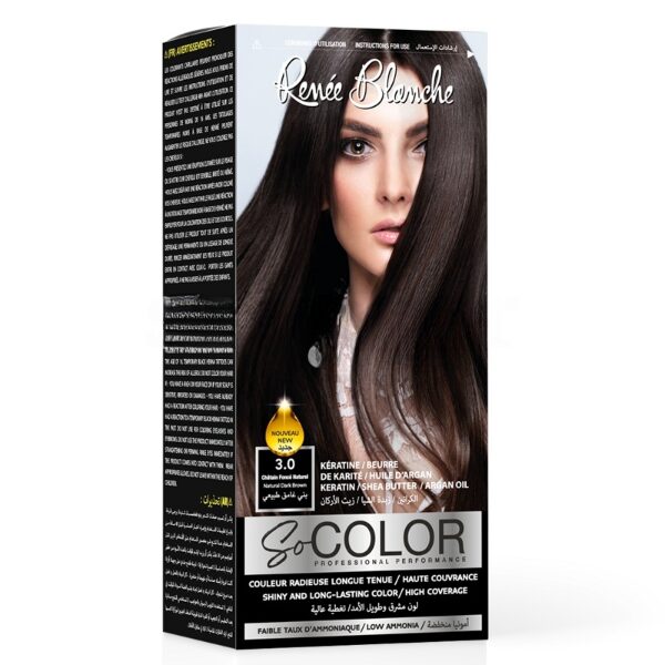 Renée Blanche So Color Teinture N3.0 – Châtain Foncé Naturel