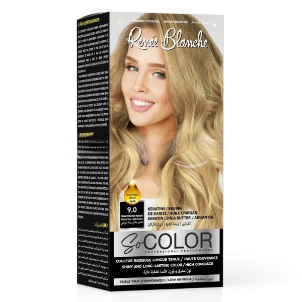 Kit So Color Teinture N9.0 Renee Blanche – Image 2