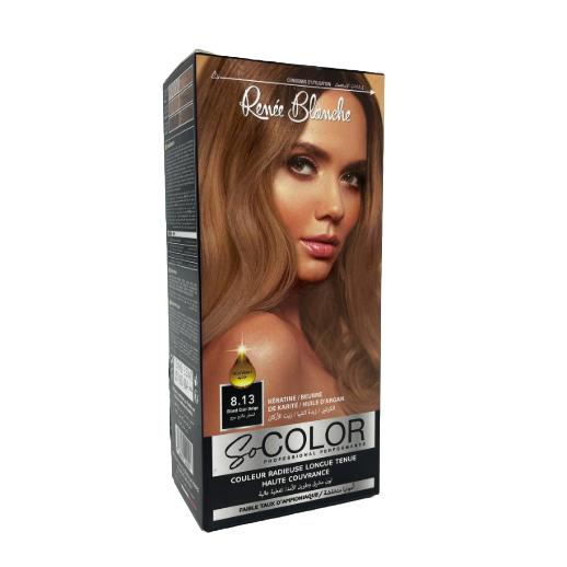 Teinture So Color – 8.13 Blond Clair Beige Renée Blanche – Image 2