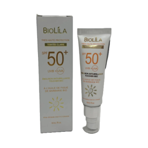 Crème Solaire Teintée BIOLILA SPF 50+