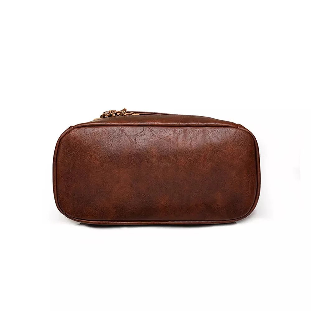 Grand sac à dos en similicuir pour femme – Image 5