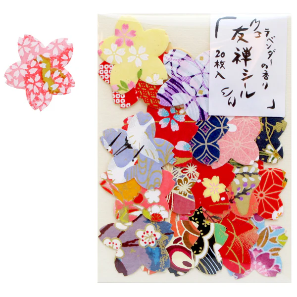Lot de 20 Stickers en Papier Japonais - Sakura - Traditionnel – Image 2