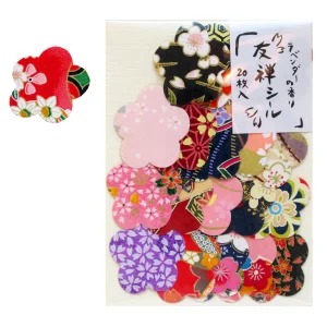 Lot de 20 Stickers en Papier Japonais - Ume - Traditionnel