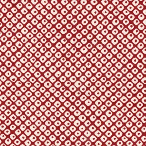 Tissu japonais - Kanoko Rouge Brique - T131