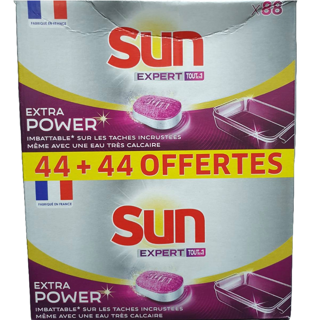 SUN Tablettes Lave-Vaisselle Expert Extra Power