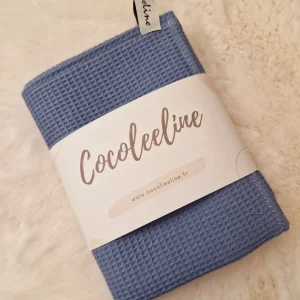 Torchon Bleu en Nid d’Abeille – Extra Absorbant 50x60 cm, Élégance et Praticité