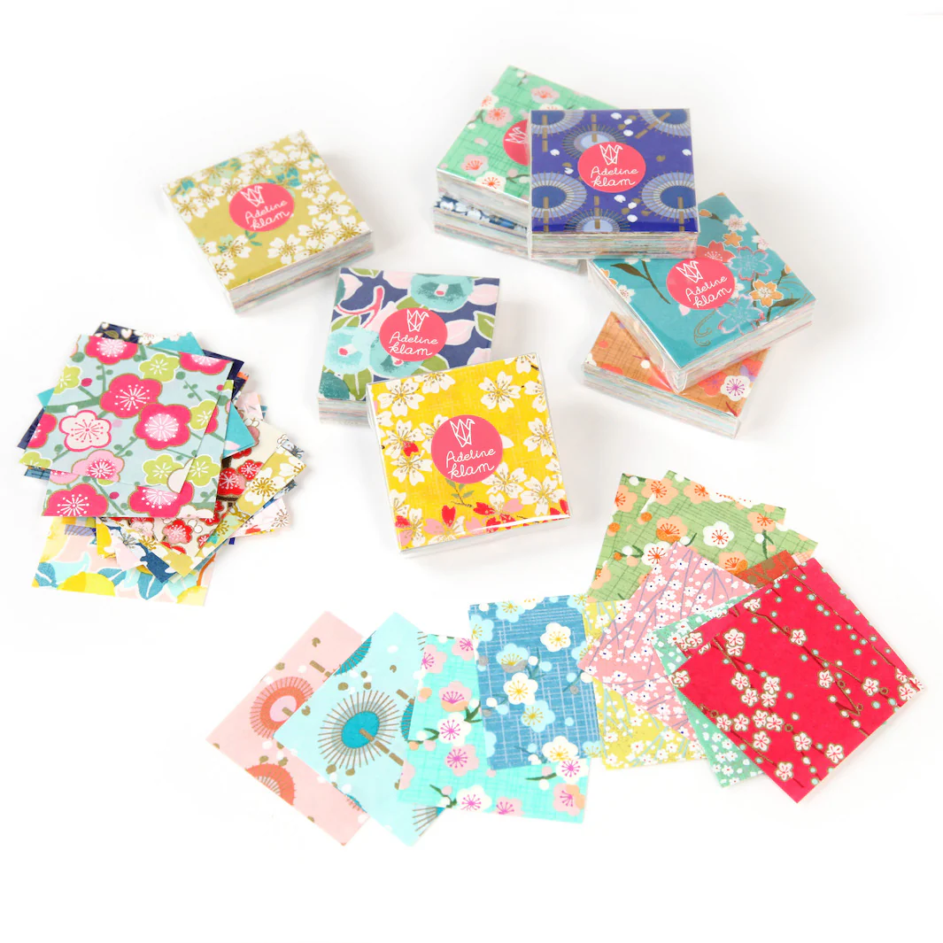 100 Papiers Origami - 6 x 6 cm - Motifs Variés - Summer – Image 4