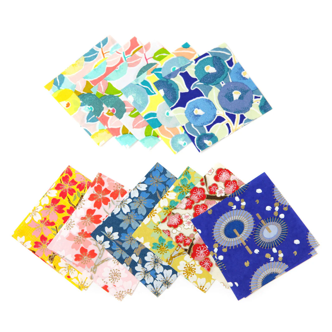 100 Papiers Origami - 6 x 6 cm - Motifs Variés - Summer – Image 5
