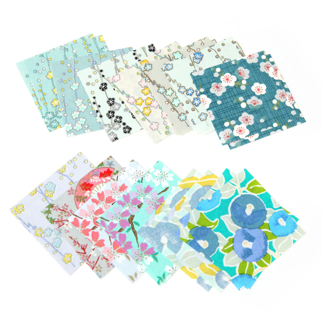 100 Papiers Origami - 6 x 6 cm - Motifs Variés - Summer – Image 8