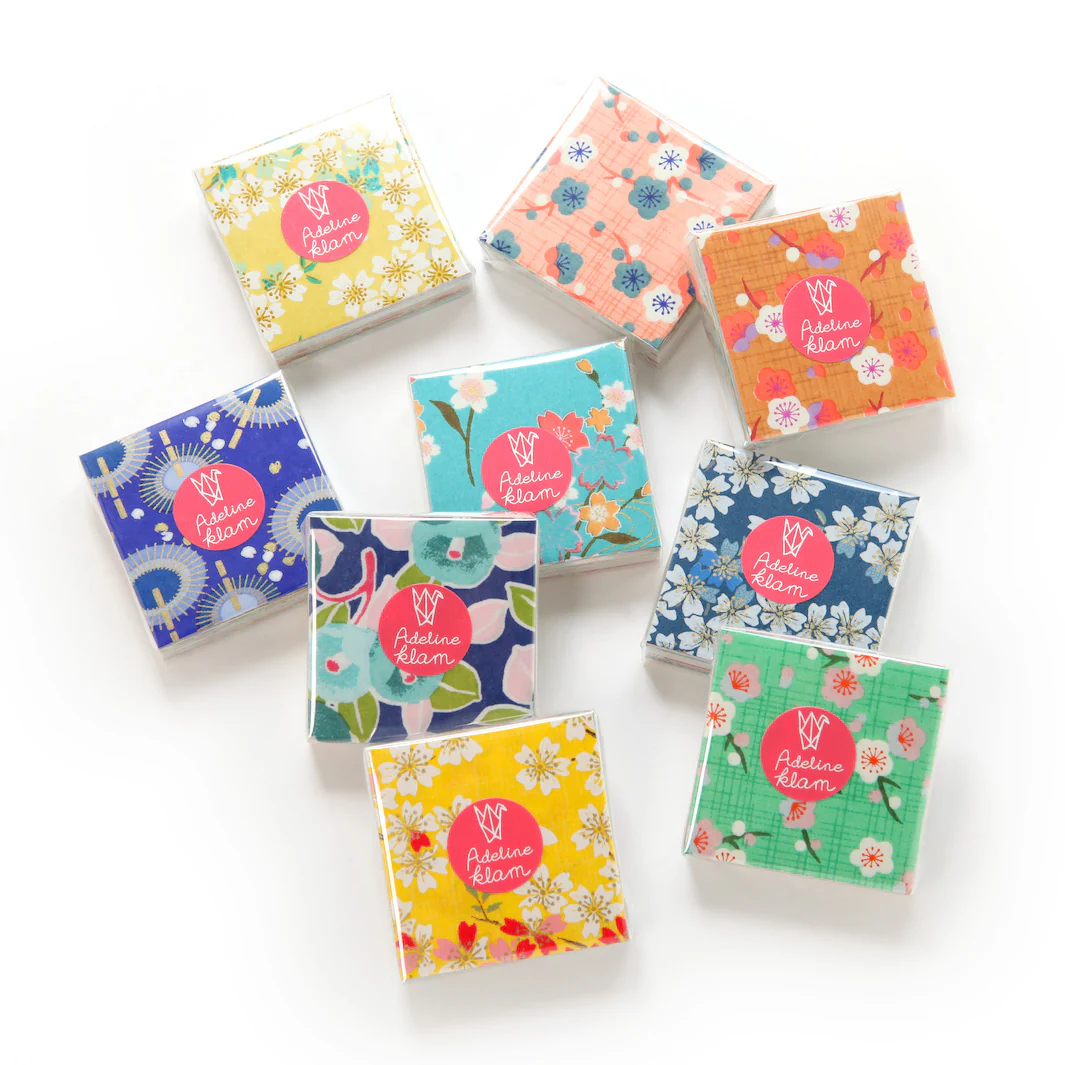 100 Papiers Origami - 6 x 6 cm - Motifs Variés - Summer – Image 9
