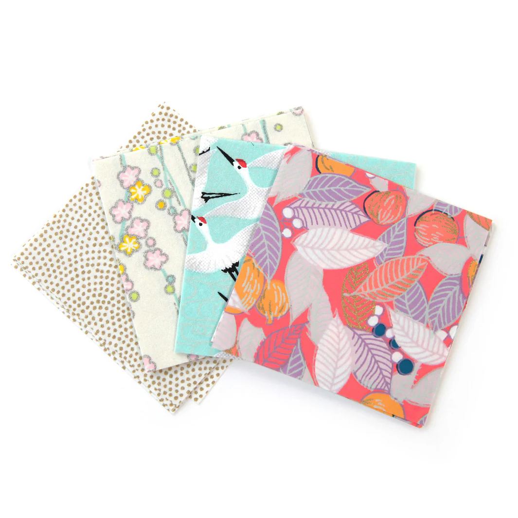 100 Papiers Origami - 6 x 6 cm - Motifs Variés - Spring – Image 4