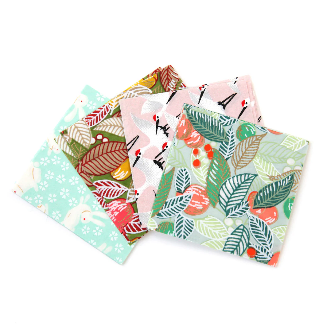 100 Papiers Origami - 6 x 6 cm - Motifs Variés - Spring – Image 8