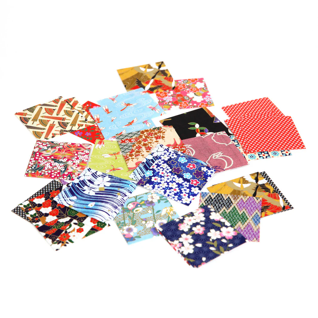 100 Papiers Origami - 6 x 6 cm - Multicolore - Traditionnel – Image 3