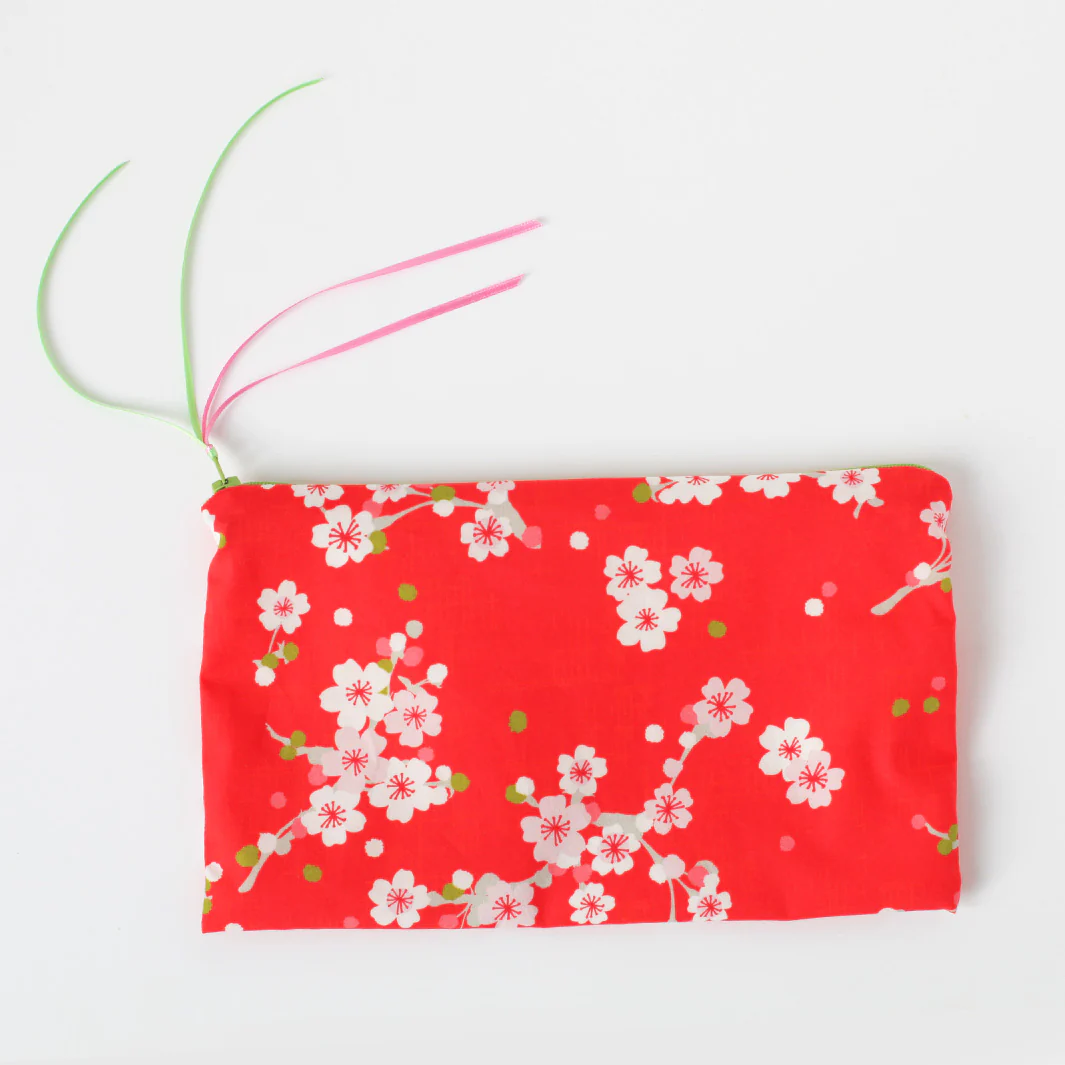 Trousse Plate - Tissu « Kyoto » - T1016