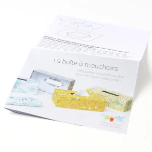 Tutoriel et Gabarit - Boîte à Mouchoirs