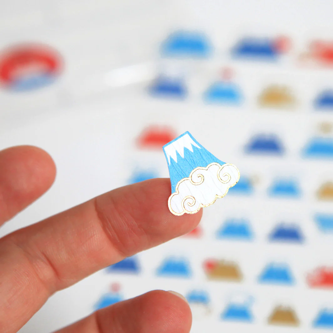 Planche de 38 stickers japonais - Mont Fuji – Image 5