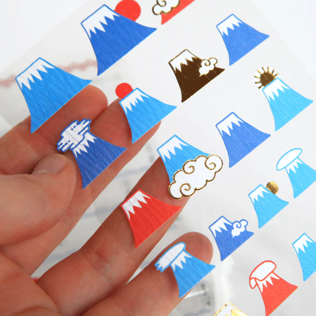 Planche de 38 stickers japonais - Mont Fuji – Image 4