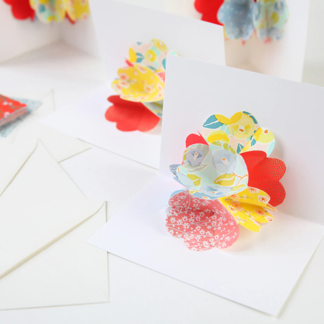 Lot de 4 Cartes et Enveloppes - Vierge et Blanc – Image 3