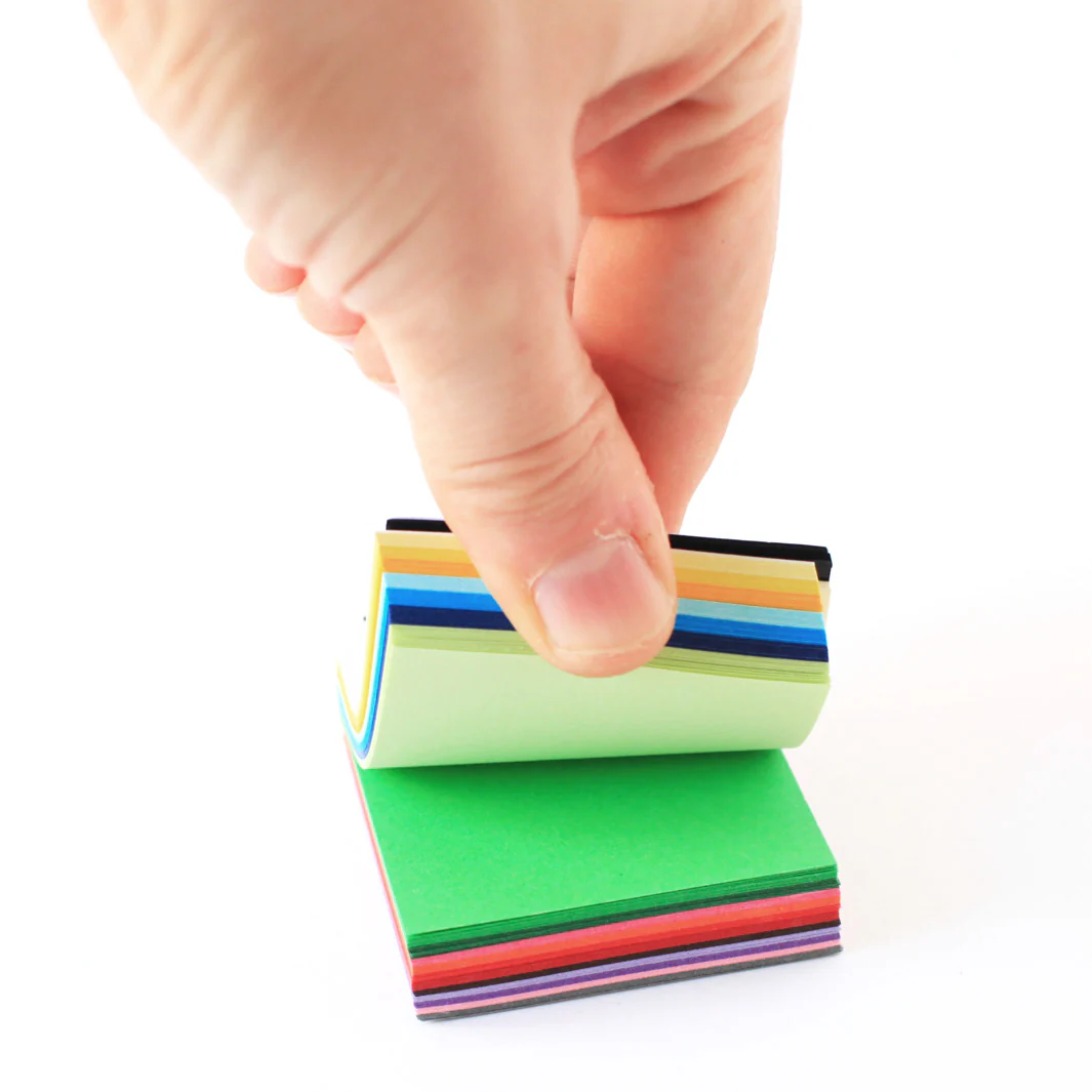 200 Papiers Origami Unis - 5x5cm - 20 Couleurs Basiques – Image 3