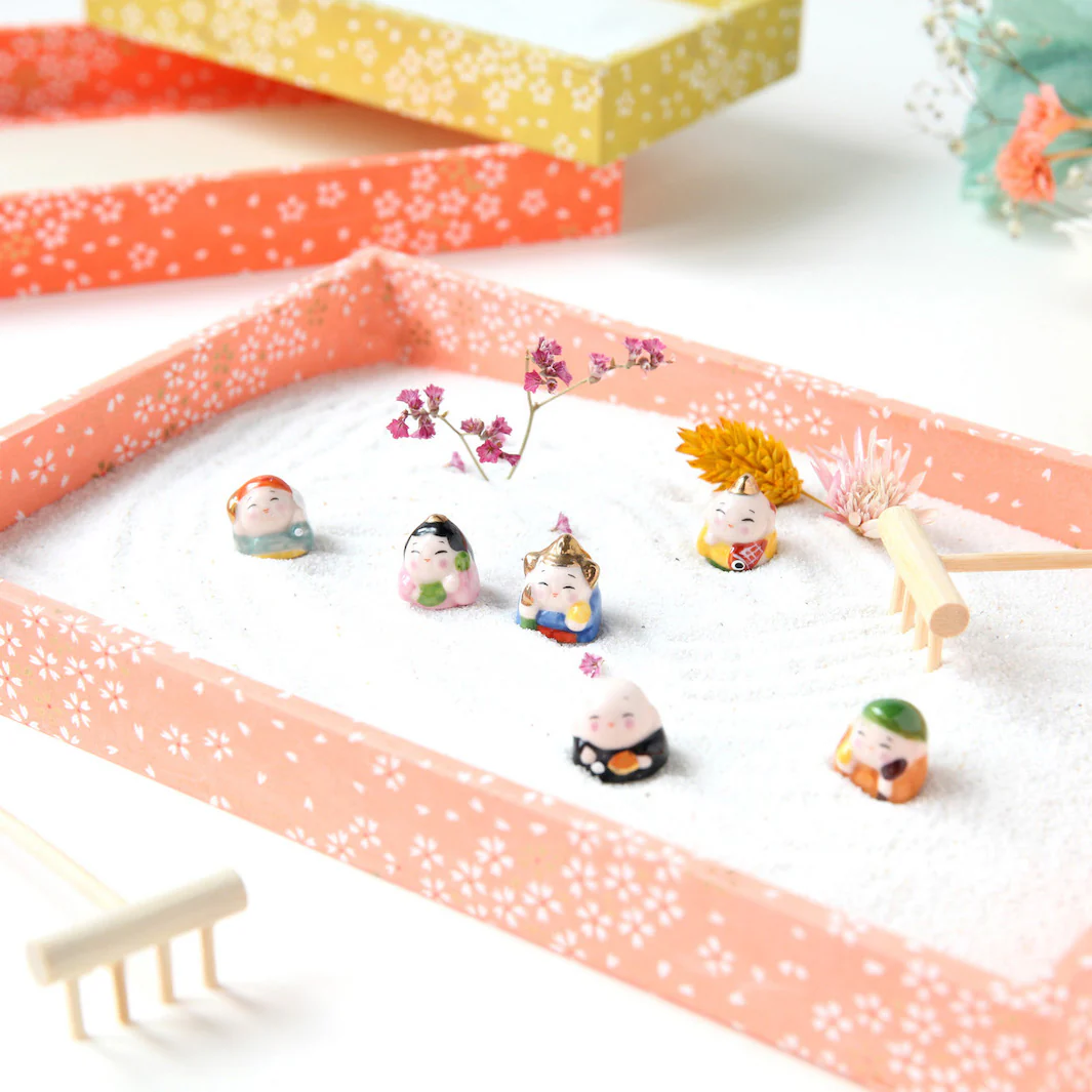 Petit Grigri en céramique - Les 7 Divinités du Bonheur - Benzaiten – Image 8