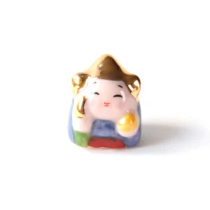 Petit Grigri en céramique - Les 7 Divinités du Bonheur - Bishamonten