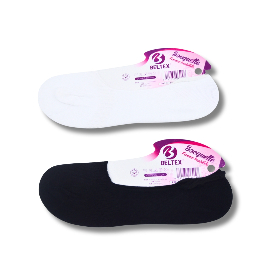 Socquettes Invisibles pour Femmes – BELTEX – Image 2