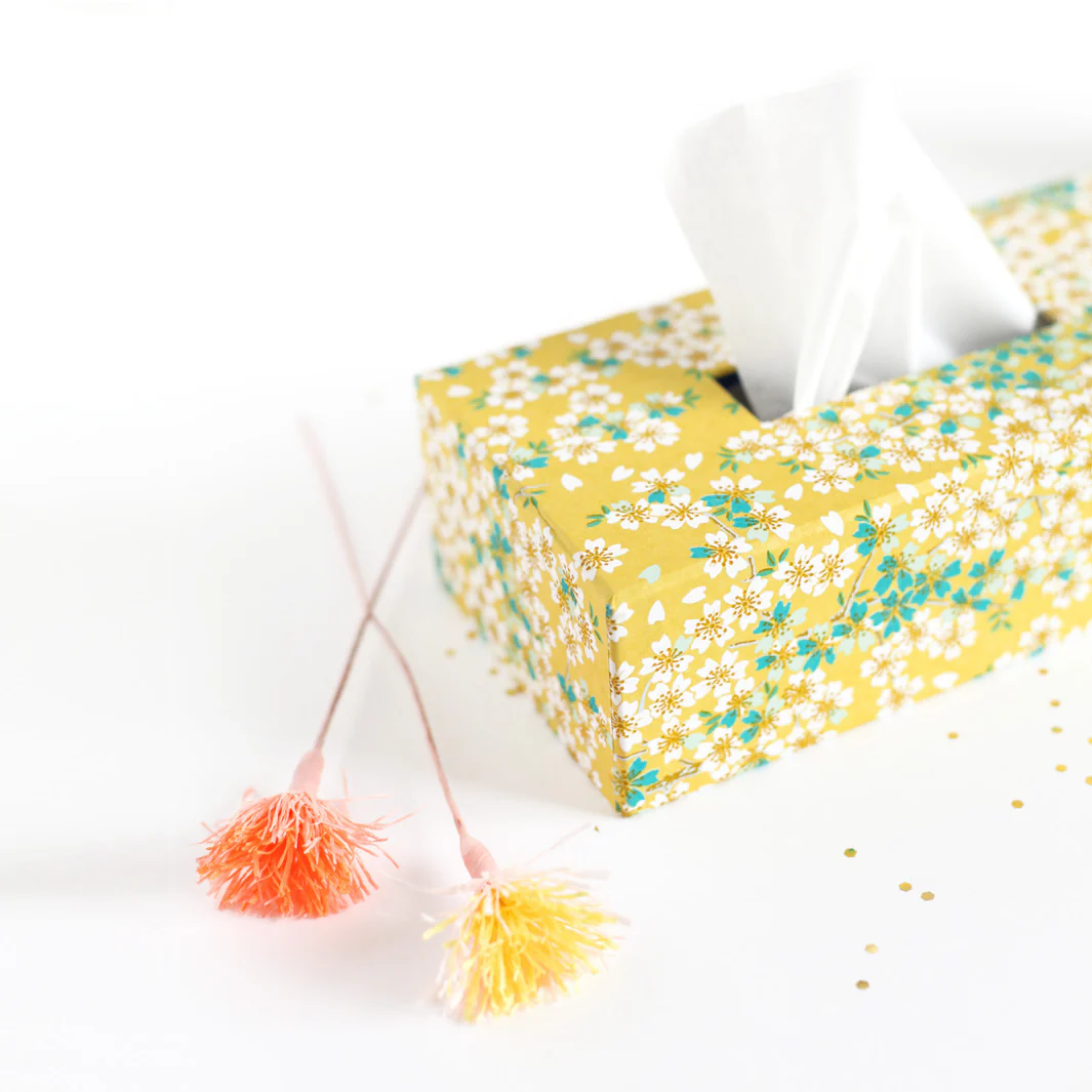 Boîte à Mouchoirs en Carton à Décorer – Image 7