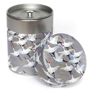 Boîte à thé - Envolée Grues - Bleu Lavande - M388