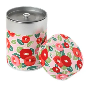 Boîte à thé - Camélias roses et rouges - M722