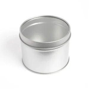 Boîte métal avec vue à décorer - Moyenne