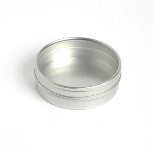 Boîte métal avec vue à décorer - Petite