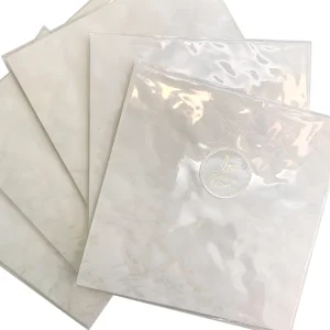 20 Papiers Origami - Grues - Pearl, Blanc Nacré - 15 x 15 cm