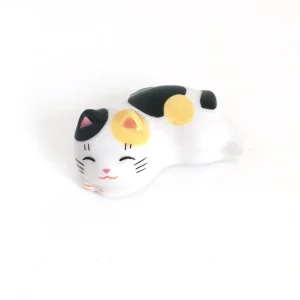 Chat Allongé - Porte-Baguettes - Moucheté, Noir et Jaune