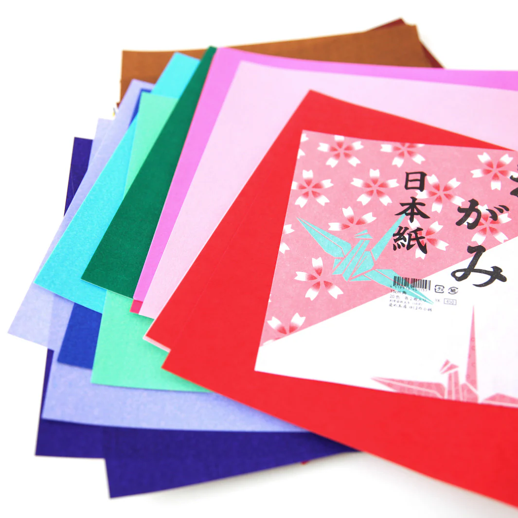 40 Papiers Origami Multicolores - 20 couleurs - 15 x 15 cm – Image 7
