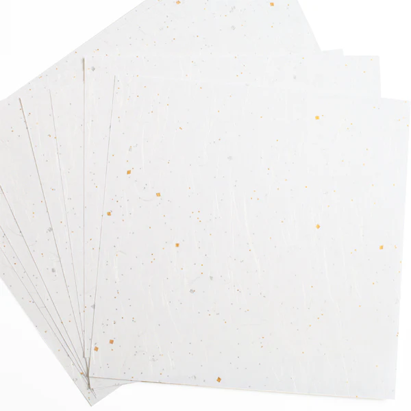 10 Papiers Origami Unis Blanc - 15x15 cm – Image 5