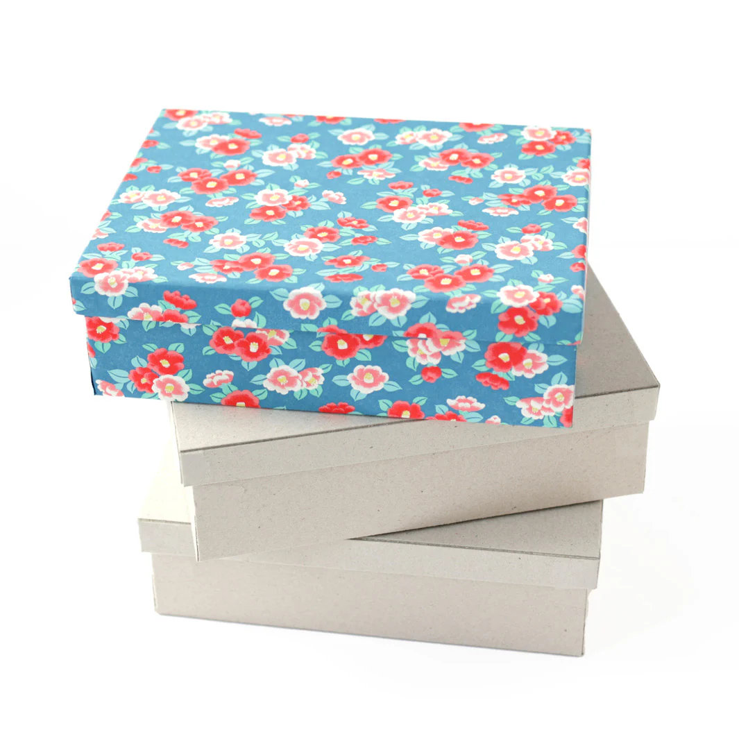 Lot de 3 Boîtes de Rangement à Décorer - Carton Gris - Petit Modèle, A5 – Image 3