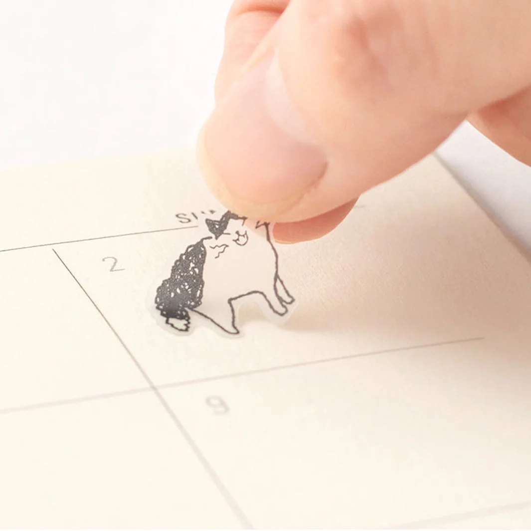 Planche de 64 Stickers Repositionnables - Chat – Image 4