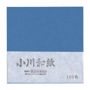 100 Papiers Origami Bleu Roi - Ogawa - 15x15 cm
