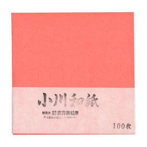 100 Papiers Origami Rose Blush - Ogawa - 15x15 cm