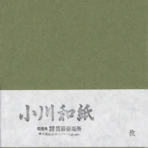25 Papiers Origami Vert Mousse - Ogawa - 25 x 25 cm