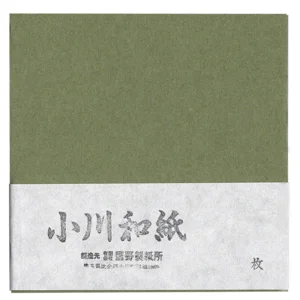 50 Papiers Origami Vert Mousse - Ogawa - 20 x 20 cm