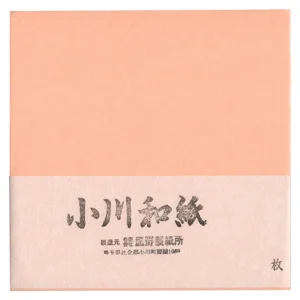 50 Papiers Origami Rose Saumon - Ogawa - 20 x 20 cm