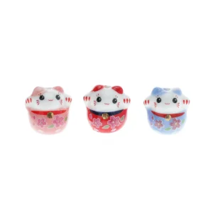 Perle en Céramique - Grand Maneki Neko - Modèles au Choix