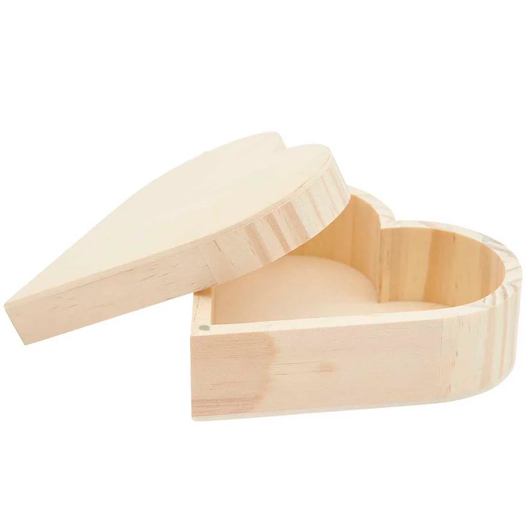 Boîte Cœur en Bois - 2 Tailles au Choix – Image 9