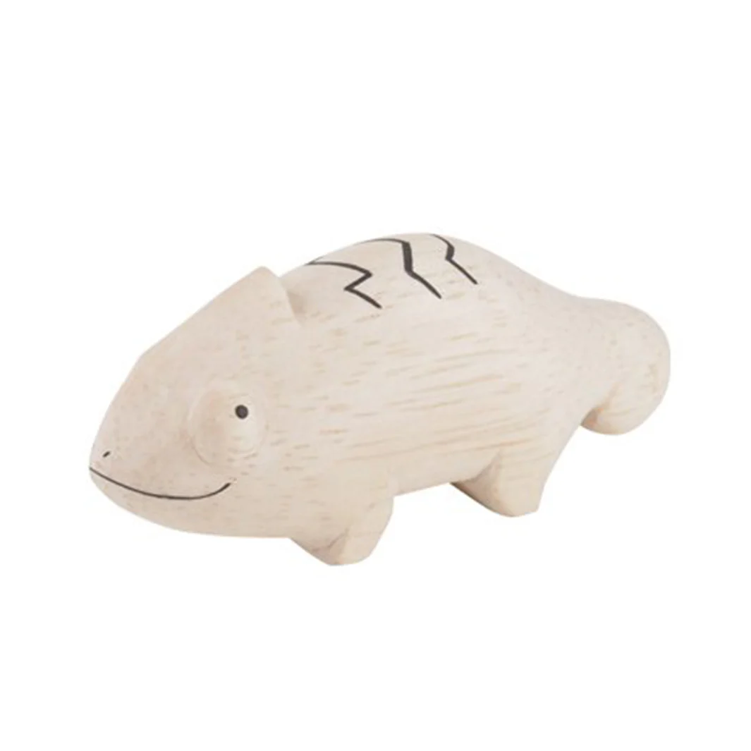Caméléon en Bois - Pole Pole - T-Lab – Image 2