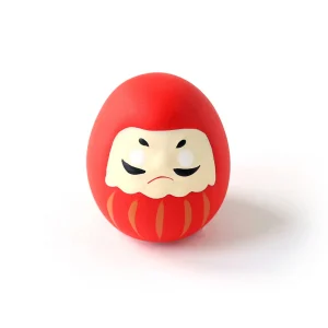 Daruma en Céramique - Rouge - Chance