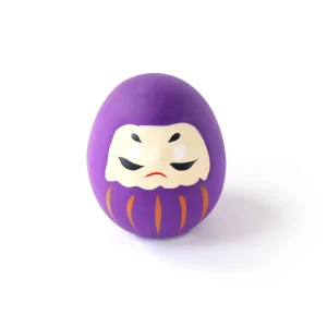 Daruma en Céramique - Violet - Sagesse